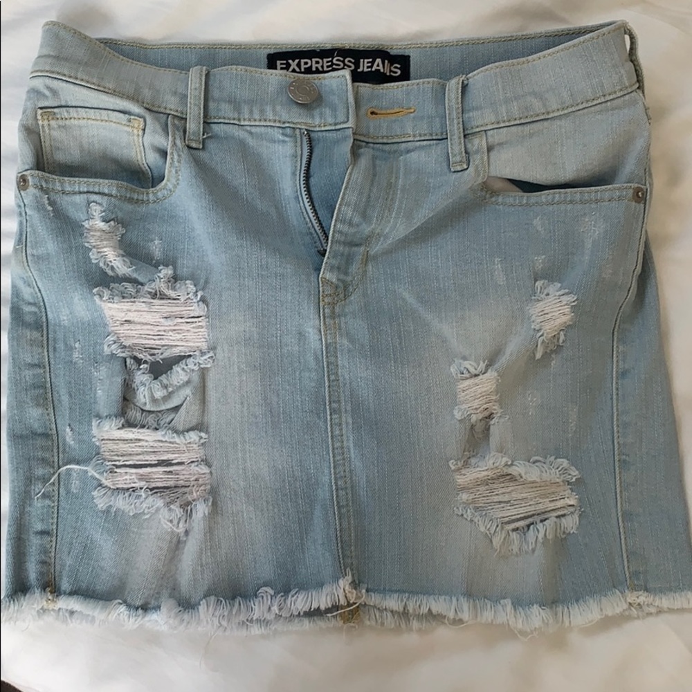 Express Denim Skirt